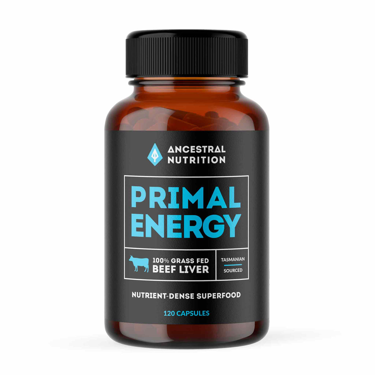 Primal Energy - Beef Liver Capsules - 100% Grass Fed