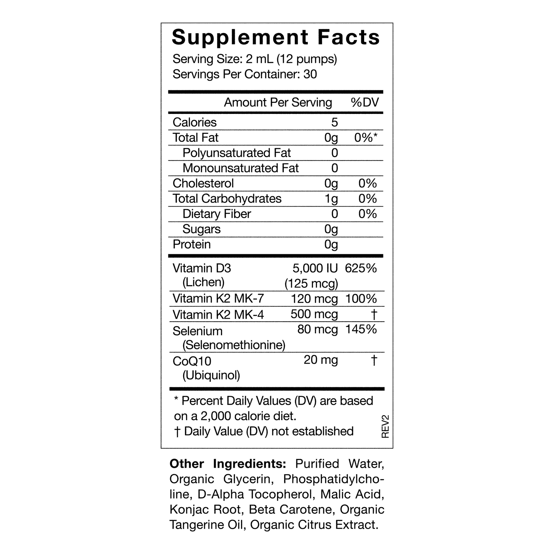 Vitamin D3 + K2 + CoQ