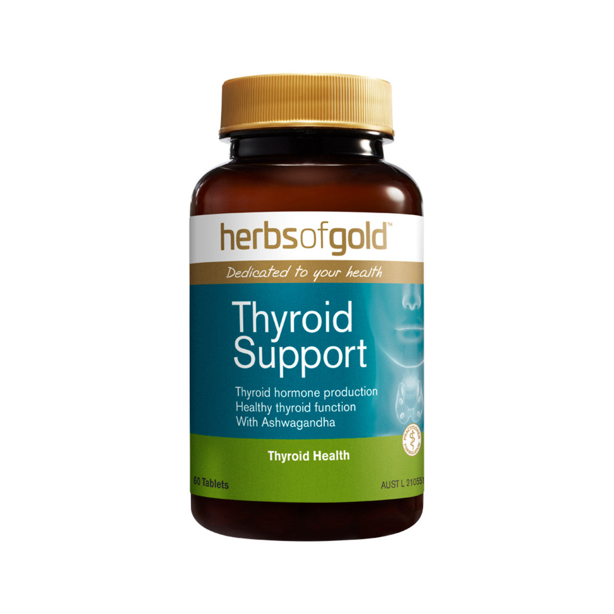 Herbs of Gold Thyroid Support 60t