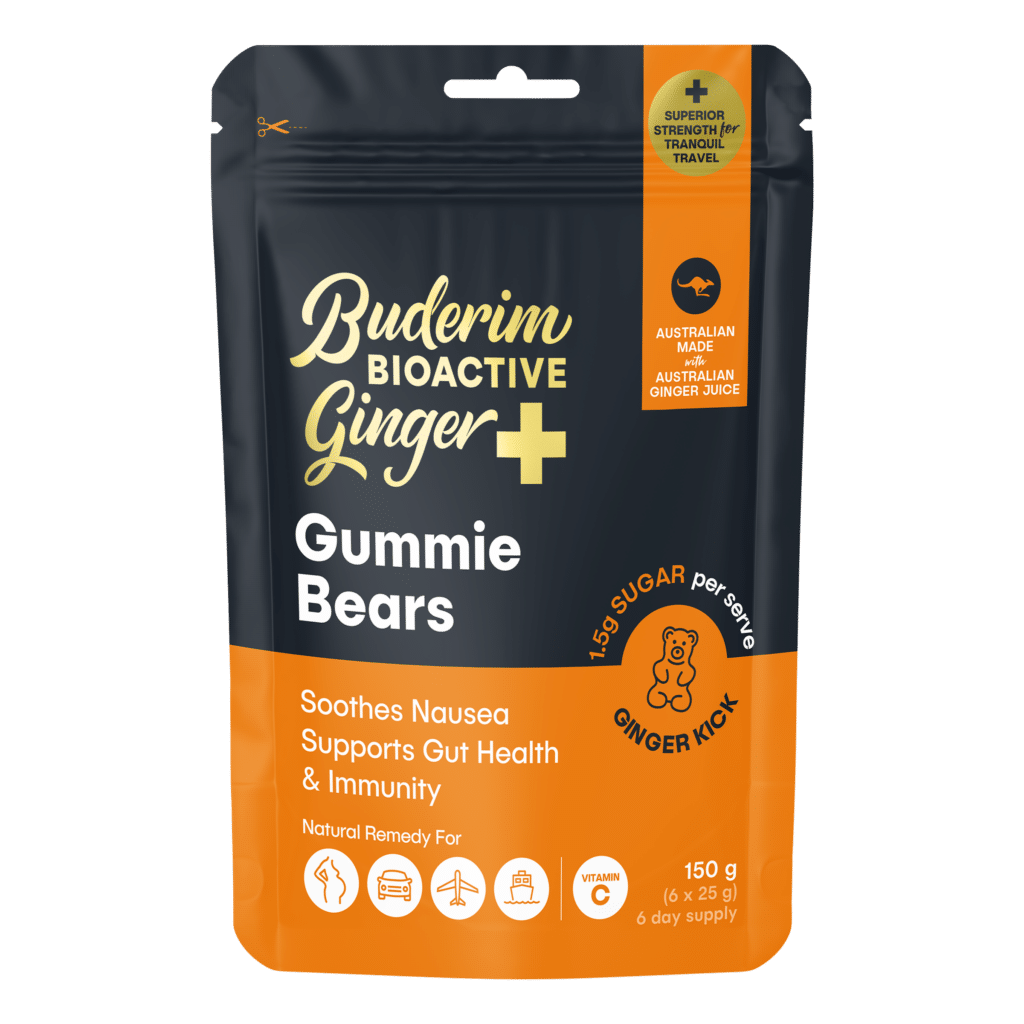 Buderim BioActive Ginger+ Gummie Bears