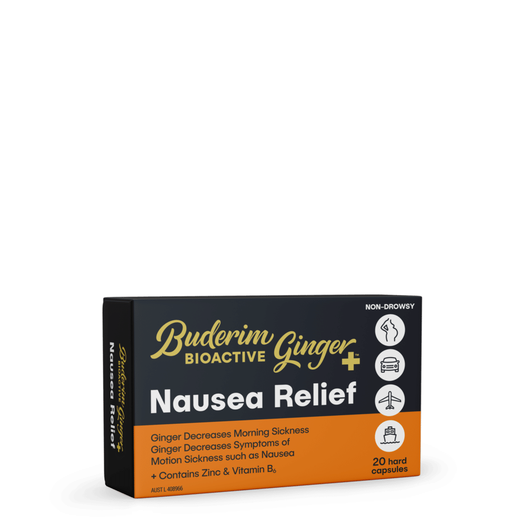 Buderim BioActive Ginger+ Nausea Relief