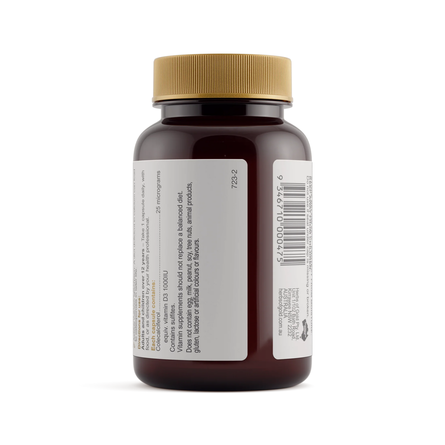 Herbs of Gold Vitamin D3 1000