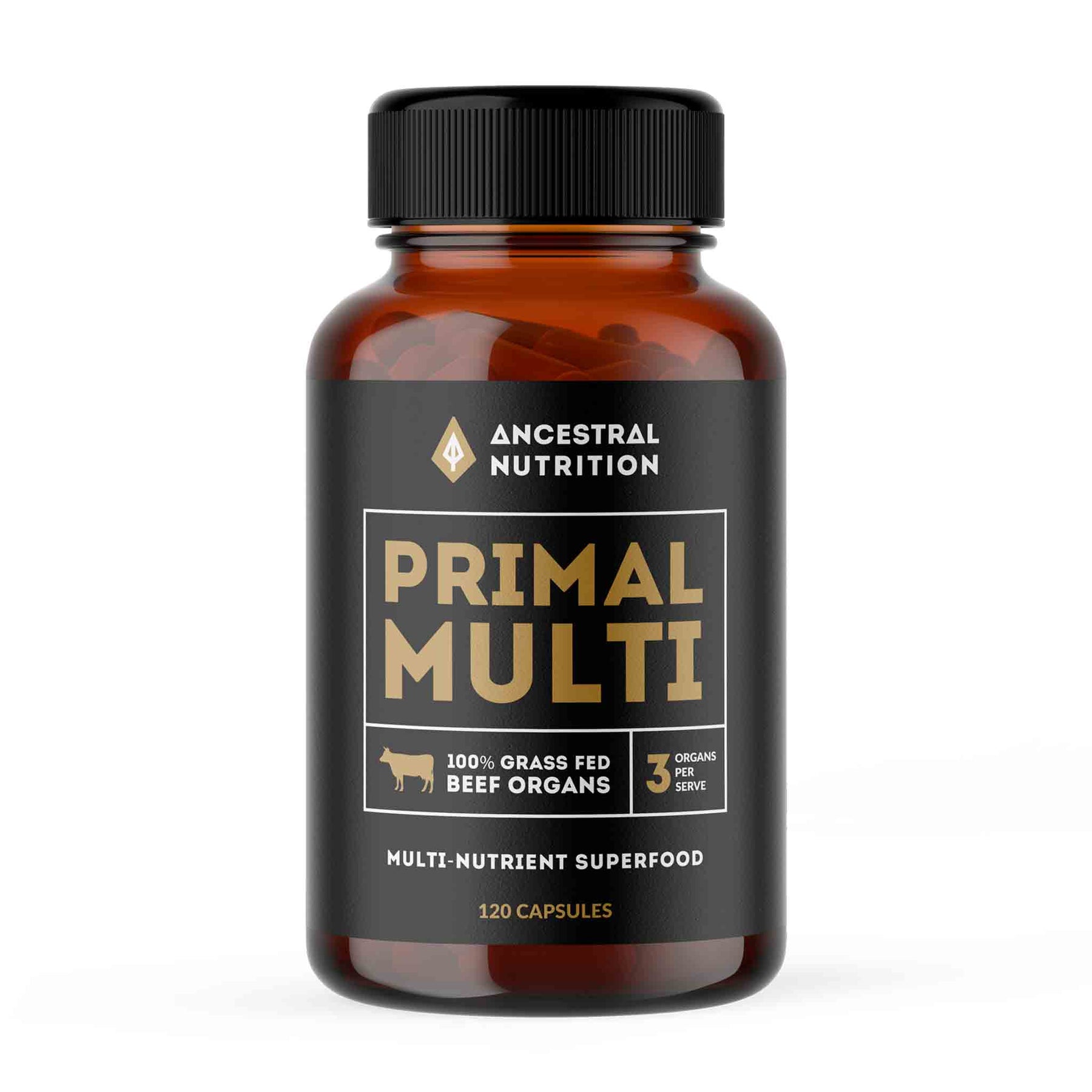 Primal Multi - Beef Organ Capsules - 100% Grass Fed