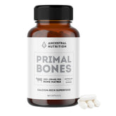 Ancestral Nutrition Primal Bones grass-fed bone matrix calcium supplement bottle