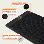 Shakti Premium Acupressure Mat  - Black