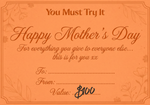 Mothers Day Gift Card