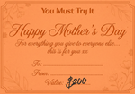 Mothers Day Gift Card