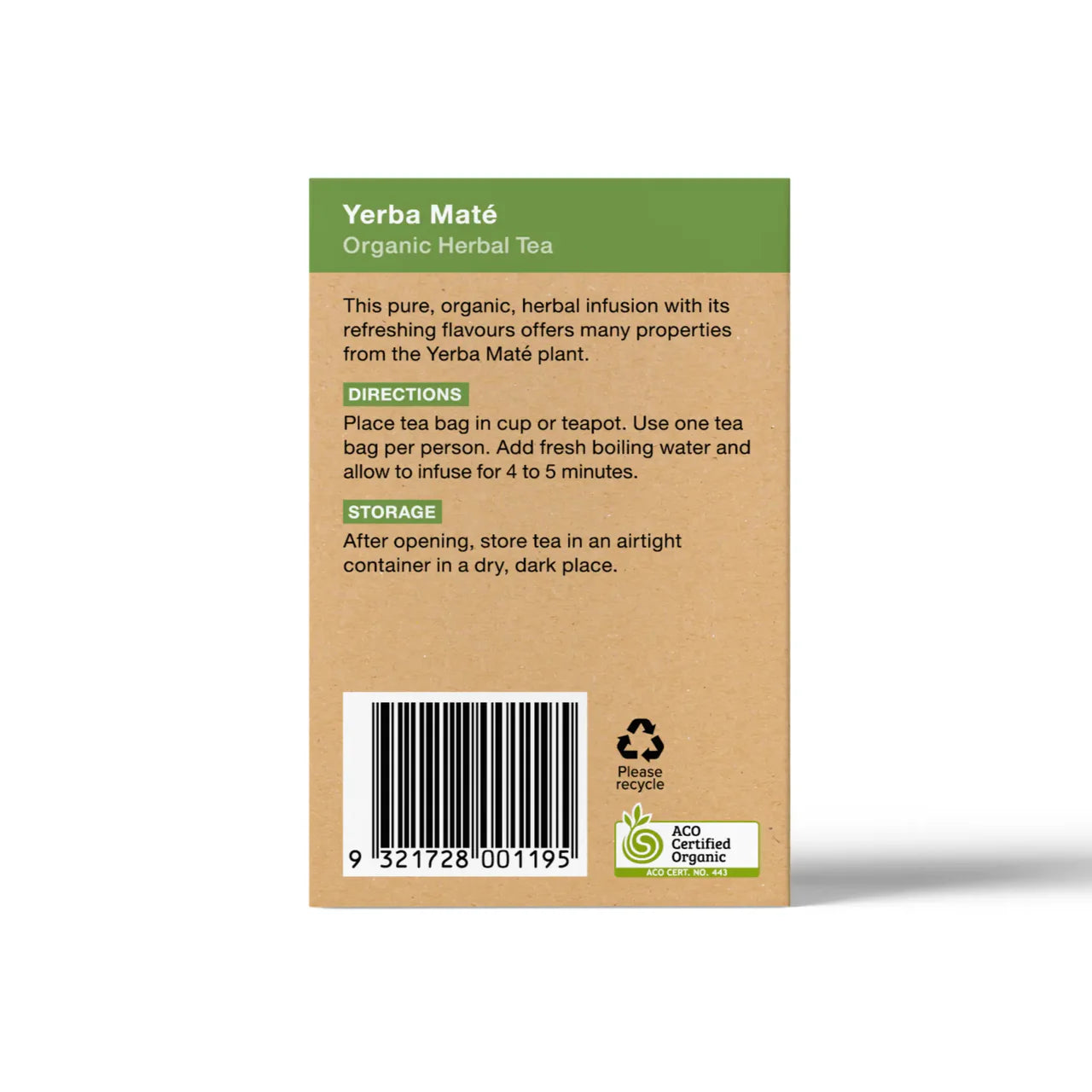 Planet Organic - Yerba Mate Tea 25bags