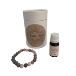 Lava Bracelet & Love Essential Oil Pack